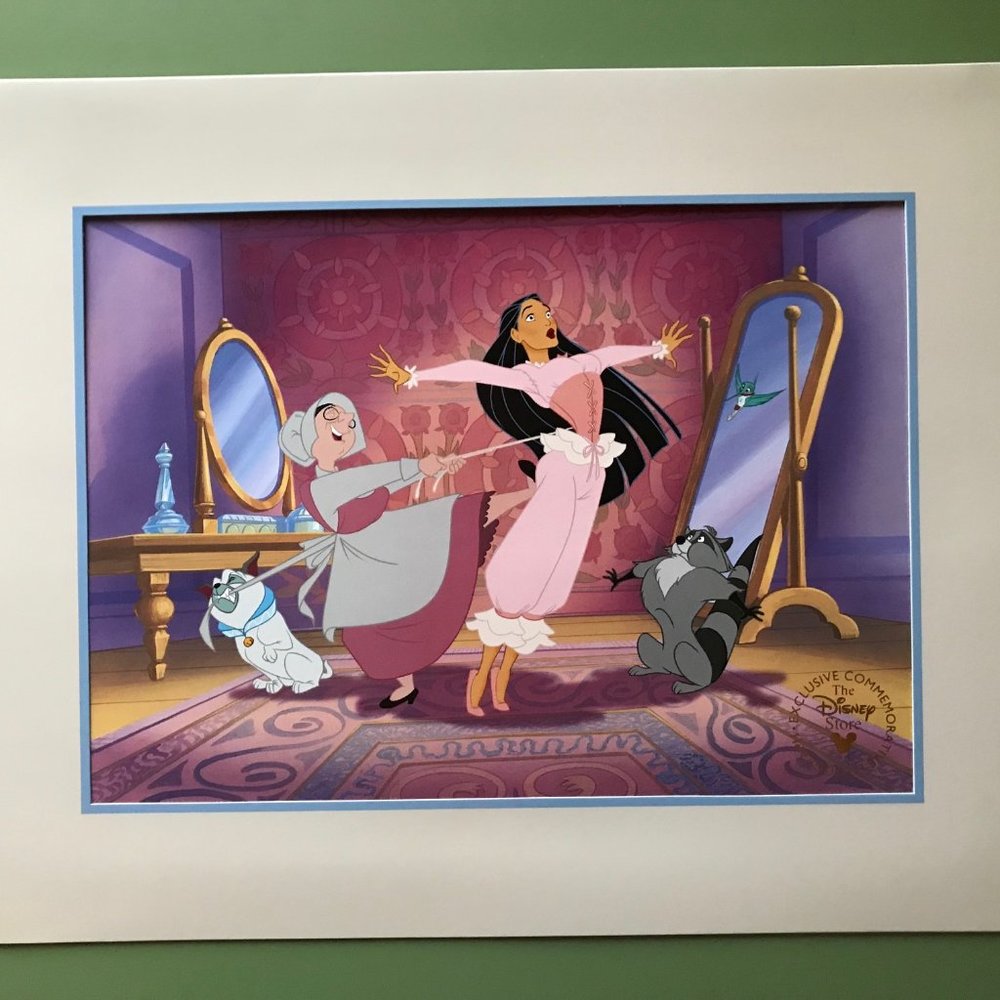 1995 Disney “Pocahontas” 11” x 14” Lithograph